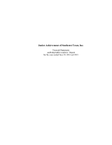 Junior Achievement of Southeast Texas Audited Financials - 2021-2022 cover