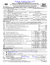 2021 Form 990 cover