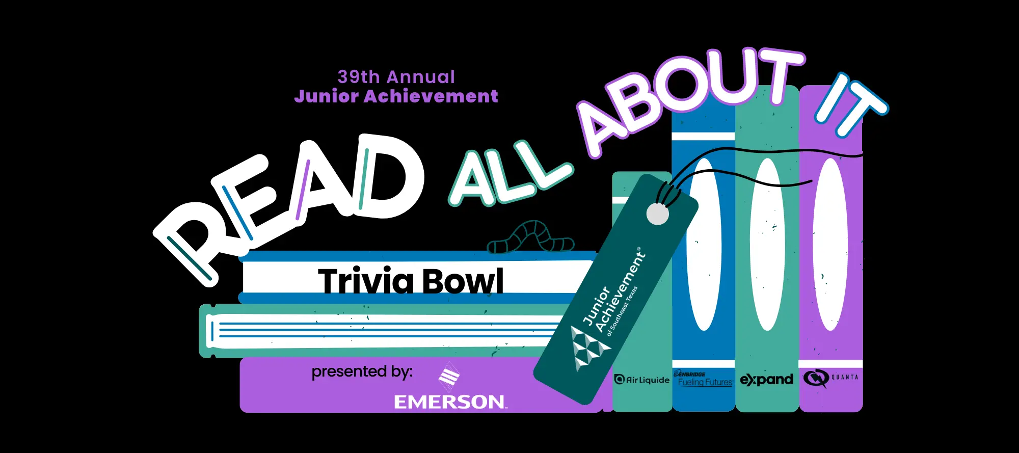 2025 JA Trivia Bowl Read All About It logo